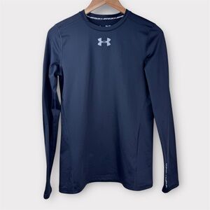 Under Armour Youth XL Long-Sleeve Compression Base Layer Shirt Black